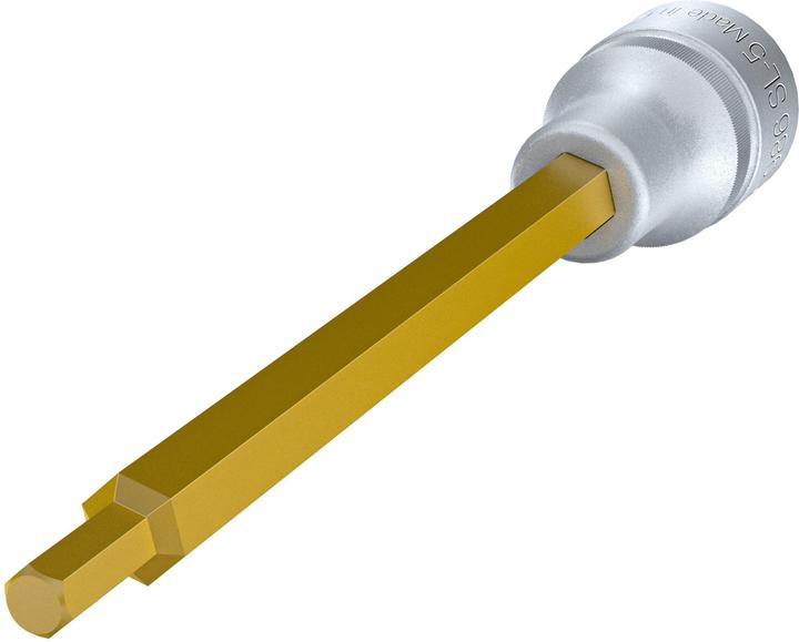 Produktbild HAZET Schraubendreher-Steckschlüsseleinsatz 986SL-5 ∙ Vierkant12,5 mm (1/2 Zoll) ∙ Innen Sechskant … (5 mm)