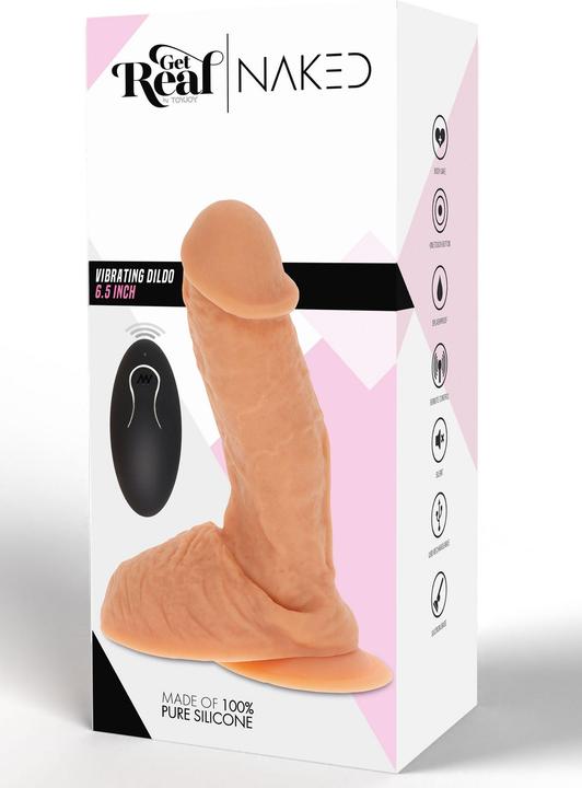 Image du produit ToyJoy Get Real Silicone Vibrating Dildo RC