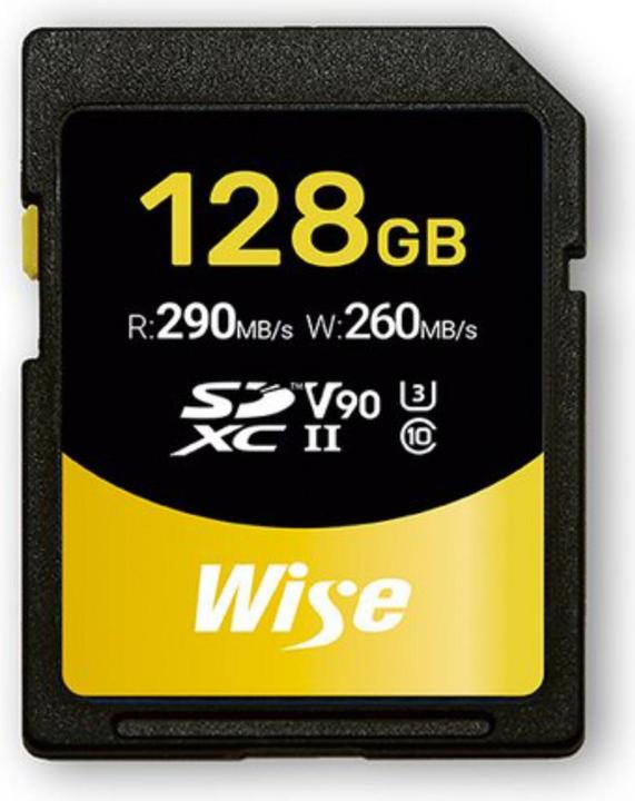 Produktbild Wise SDXC UHS-II V90 128GB (128 GB, SDXC, UHS-II)