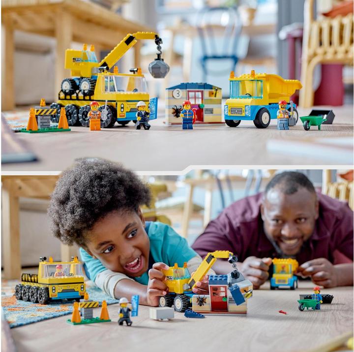 Image du produit LEGO Véhicules de construction et grue avec boule de démolition (60391, LEGO City)