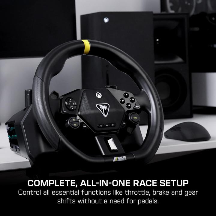 Produktbild Turtle Beach Racer - Wireless Wheel (Windows, Xbox One S, Xbox One X, Xbox Series S, Xbox Series X)