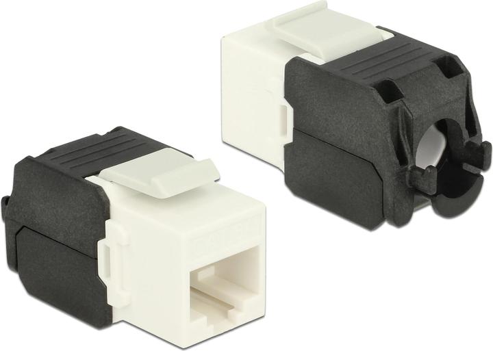 Actual product image Delock Keystone module Cat.6, UTP, white (Keystone module)