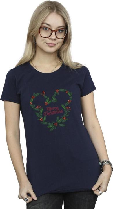 Produktbild Disney Mickey Mouse Merry Christmas Holly TShirt (L)