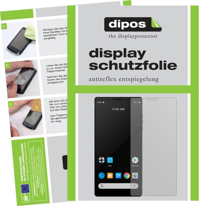 Dipos 2x Pellicola Protettiva Antiriflesso Per Alcatel A3 – Opaca, Anti-impronta, Made In Germany, Taglio Laser - 3