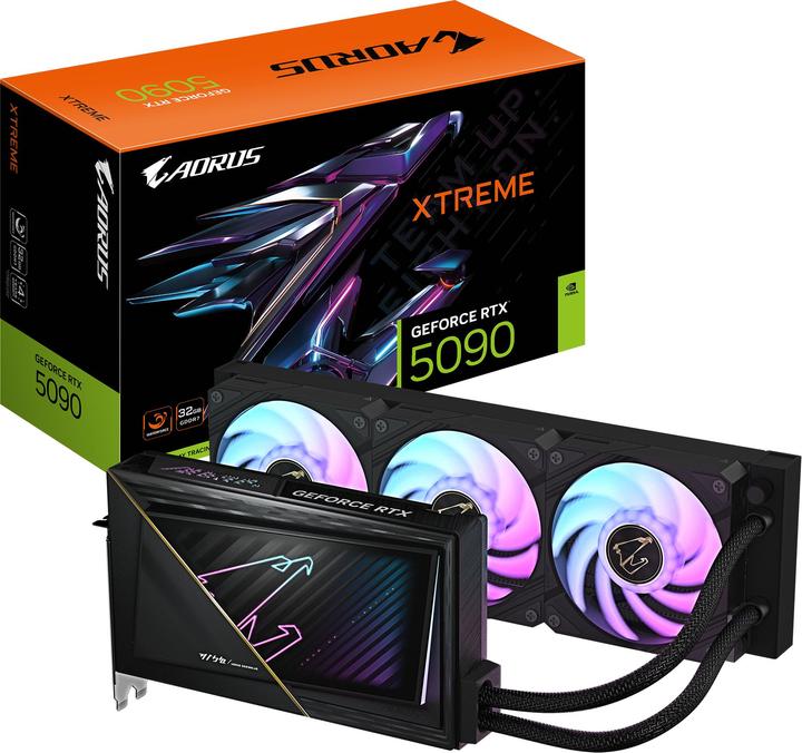 Produktbild Gigabyte AORUS GeForce RTX 5090 XTREME WATERFORCE 32GB (32 GB)