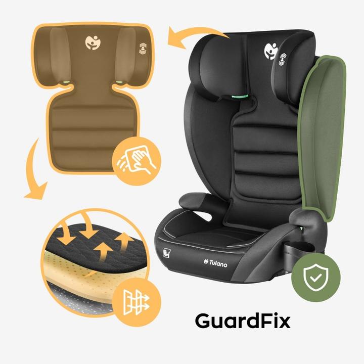 Productafbeelding Tulano Joy 25 Autositz Schwarz-Grau (Kinderzitje)