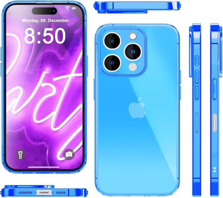 Image du produit Nalia Transparent Transparent Neon Silicone Cover (Apple iPhone 16 Pro Max)