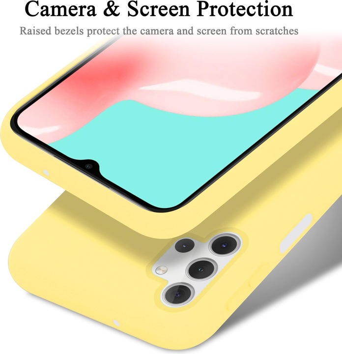 Actual product image Cadorabo TPU Liquid Silicone Case Cover (Samsung Galaxy A32 5G)
