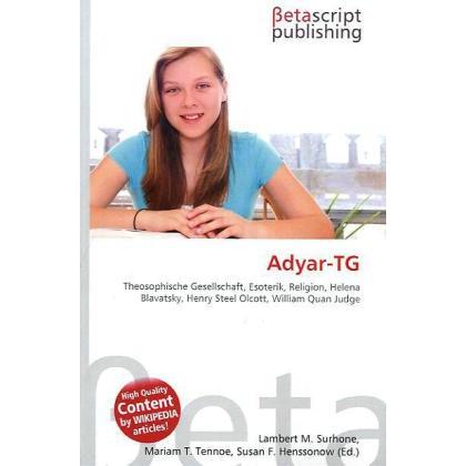 Adyar-TG, Sachbücher