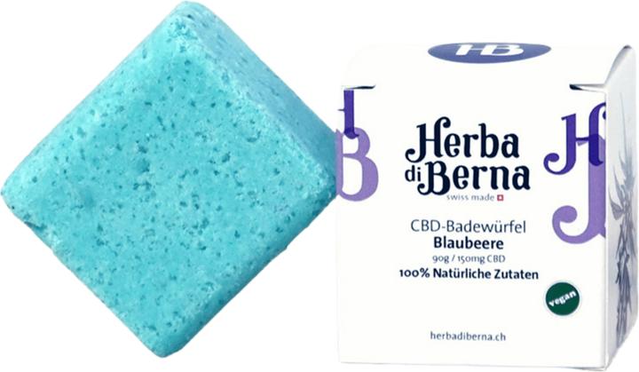 Produktbild Herba di Berna CBD Badekugel Blaubeere (Badekugeln, 90 g)