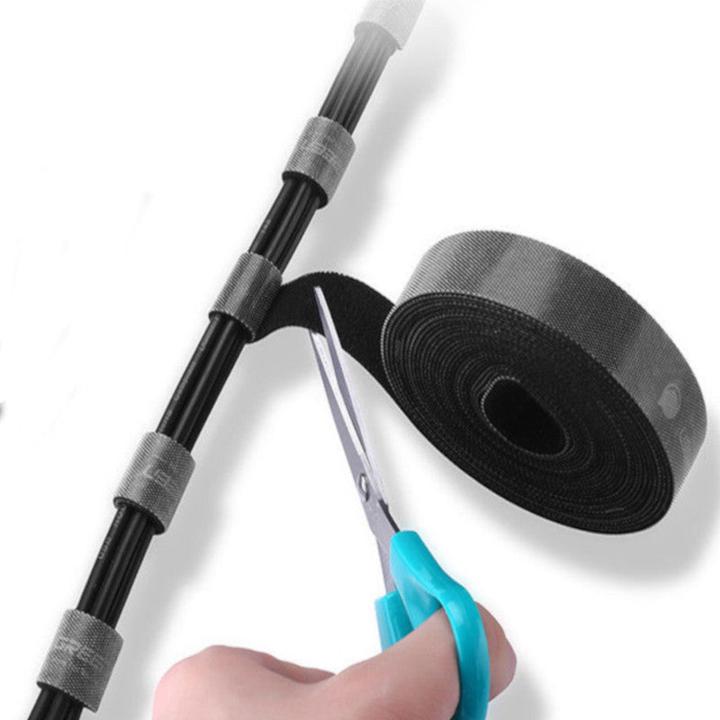 Hermex 5m x 10mm Klettbandrolle Kabelführung Klettverschluss Kabelbinder