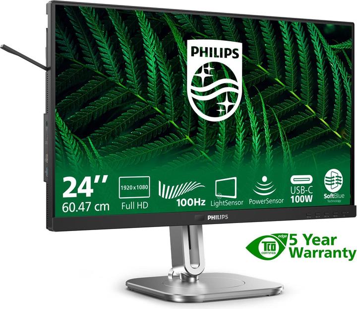 Actual product image Philips 24B2G5301 - 24 inch Full HD Mon (1920 x 1080 pixels, 23.80")