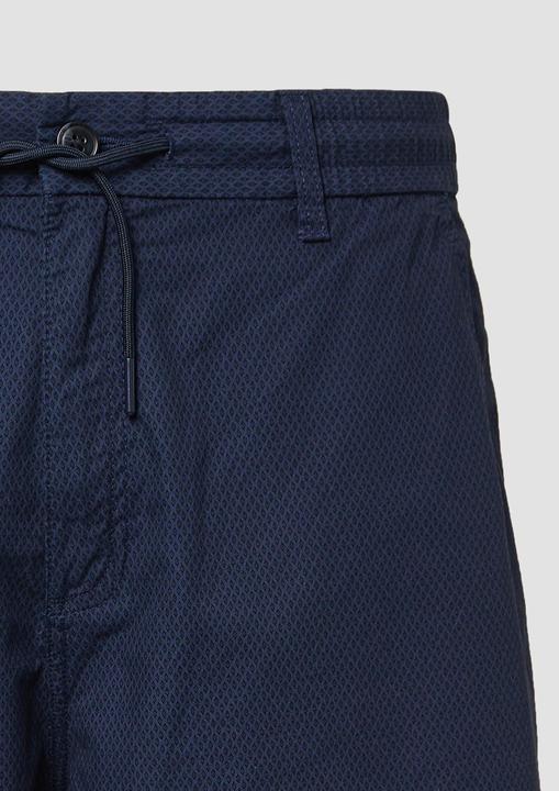 Produktbild S.Oliver Bermuda Relaxed-Fit-Bermuda mit Minimalmuster und Elastikbund (30)