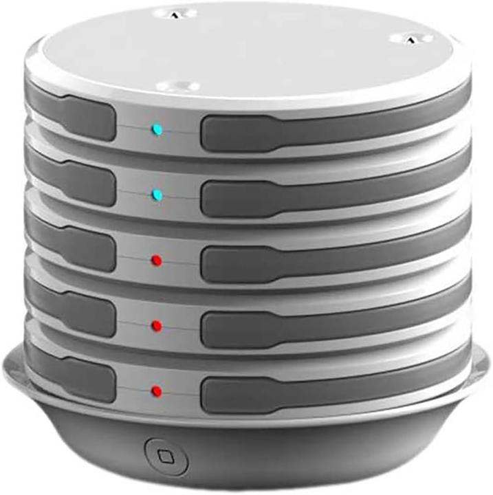 Immagine prodotto MiniBatt Mini Batteria Multi-Banca Wireless, 5 x 3200 mAh, Ricarica Rapida per iPhone e Android (3200 mAh, 11.52 Wh)