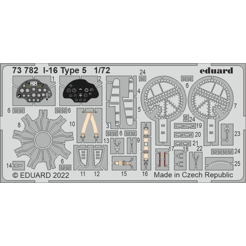 Eduard I-16 Type 5 for CLEAR PROP