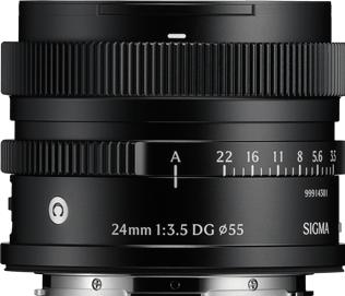 Produktbild Sigma 24mm F3,5 DG | Contemporary (Sony-E) (Black) (Sony E, Vollformat)