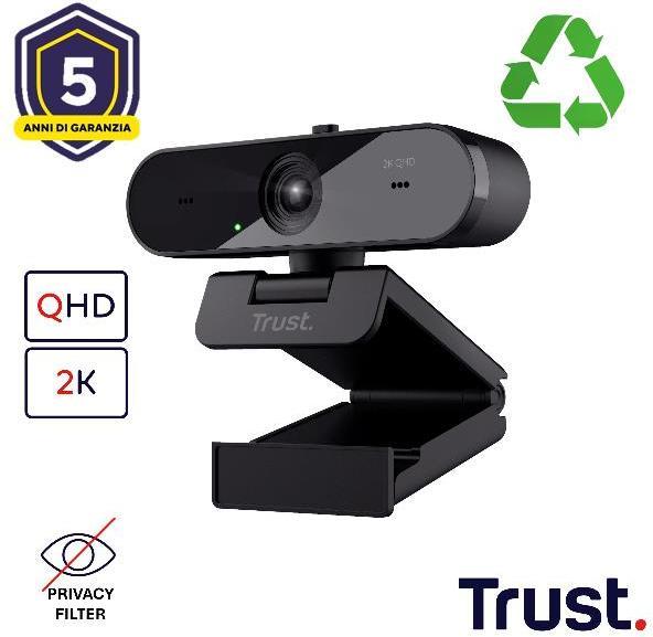 Produktbild Trust TAXON QHD Webcam ECO (3.69 Mpx)