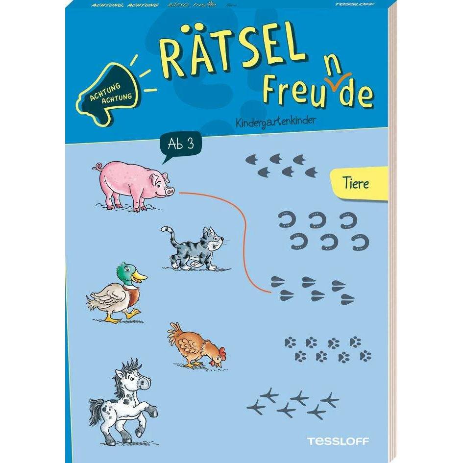 Achtung, Achtung Rätselfreu(n)de! Kindergarten. Tiere, Kinderbücher von Stefan Lohr, Nadja Schwendemann