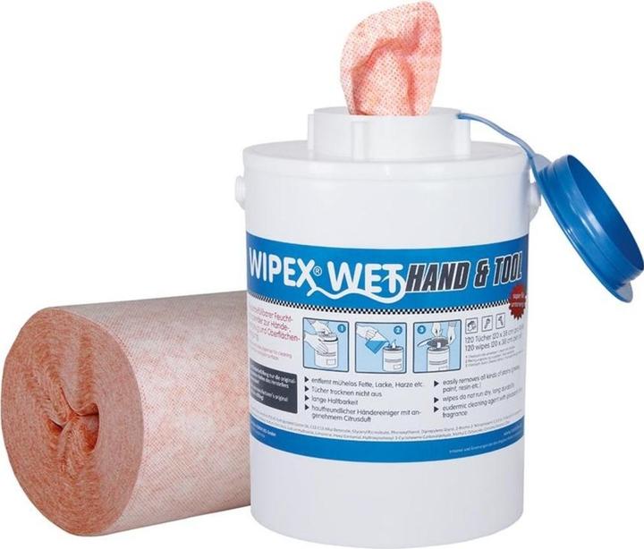 Wipex WIPEX-WET Hand + Tool 2 Rollen + 2 Flaschen Starterpack