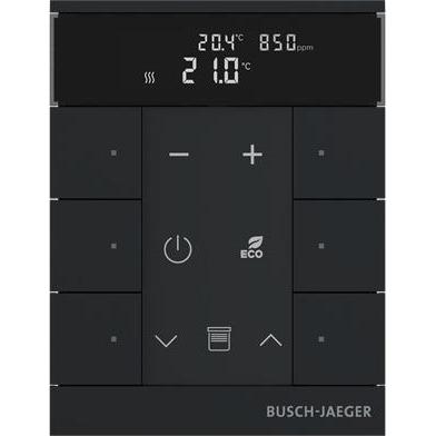Busch-Jaeger SBC-F-6.0.11-885, Thermostat, Schwarz