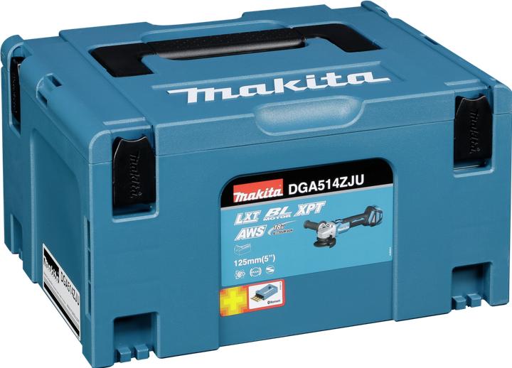 Immagine prodotto Makita Smerigliatrice angolare a batteria DGA514ZJU in Makpac (125 mm)