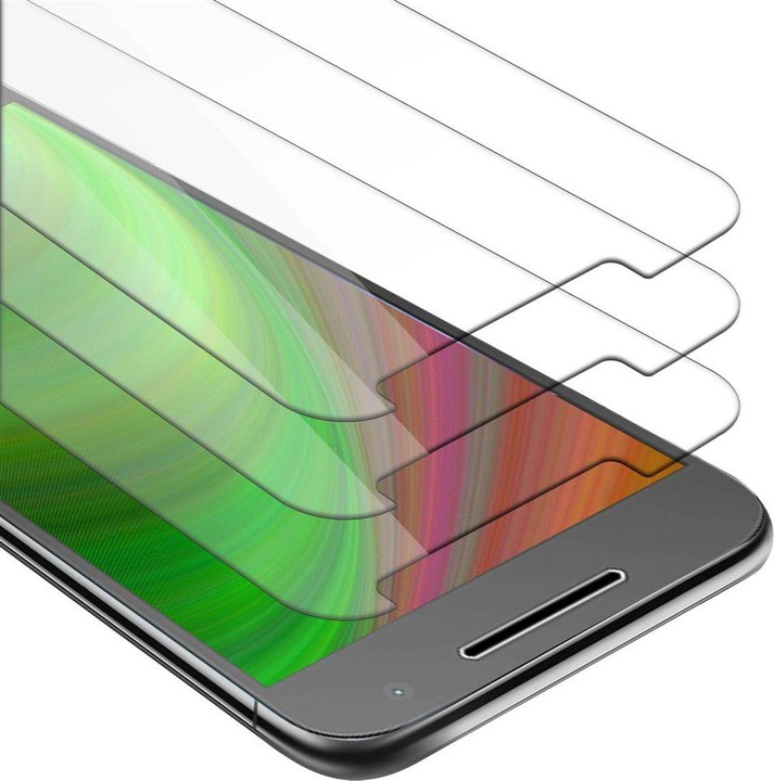Actual product image Cadorabo Display protection glass (3 Piece, Motorola Moto G4 Plus)
