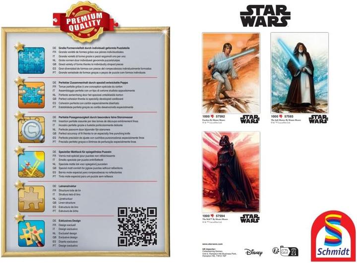 Immagine prodotto Schmidt Spiele Star Wars senza paura (1000 pezzi)