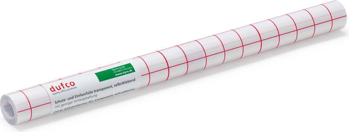 Produktbild Dufco Schutz- und Einfassfolie transparent glänzend, selbstklebend (90 g/m²)