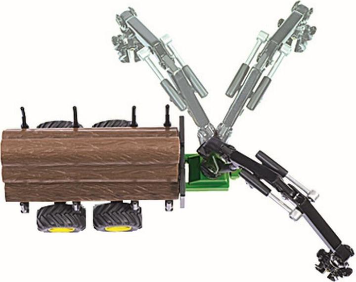 Actual product image Siku 1954 Tractor with trunk trailer 01:50