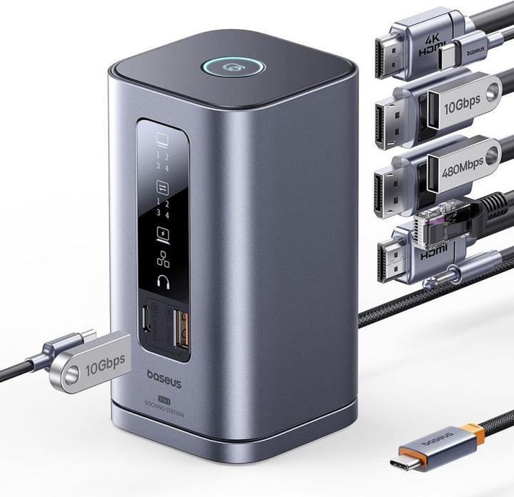 Actual product image Baseus Stacja/replikator Spacemate RD1 11w1 USB-C (11 ports)