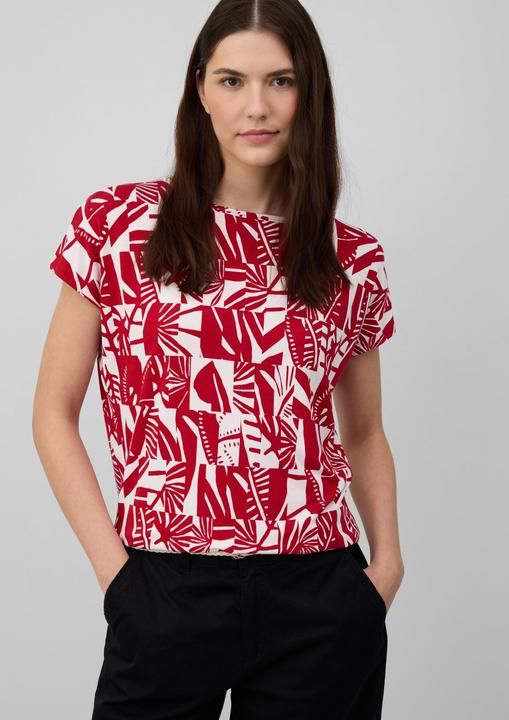 Actual product image S.Oliver T-Shirt Elastisches T-Shirt aus Viskosestretch im Relaxed Fit (40)