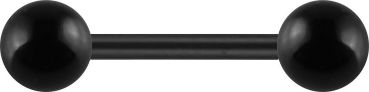 Immagine prodotto Star Piercing Barbell Absolute Black con palla (senza ottone, Acciaio chirurgico 316L)