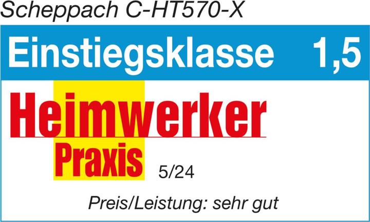 Nährwerte und Zutaten Scheppach C-HT570-X (Akkubetrieb)