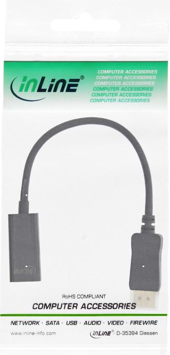 Produktbild InLine DisplayPort — HDMI (Typ A) (HDMI, 15 cm)