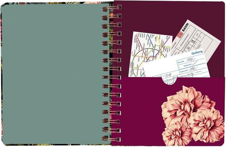 Produktbild Cedon Ringbuch Hardcover PASSIONSBLUME (16.5 x 21 cm, Speziallineatur, Harter Einband)