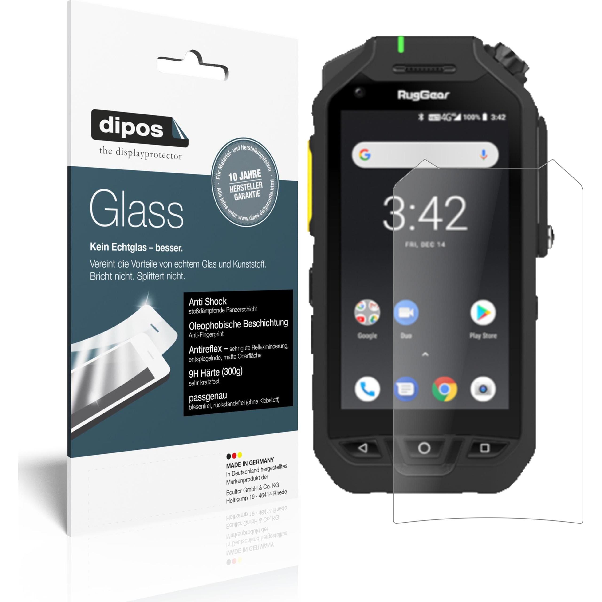 Thumbnail - Dipos Displayschutz Anti-Shock (1 Stück, RugGear RG725), Smartphone Schutzfolie, Transparent