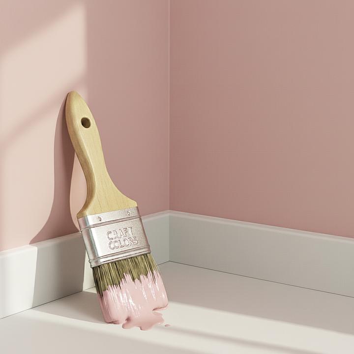 Actual product image Craft Colors Wall colour noble matt (Nude Pastel Pink No. 411, 5 l)