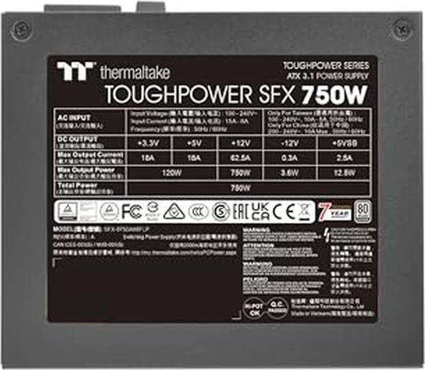 Image du produit Thermaltake TT Toughpower SFX Platinum 750W (750 W)