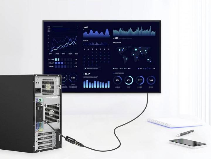 Produktbild Manhattan DisplayPort zu (HDMI, 15 cm)
