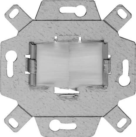 Actual product image Rutenbeck Universal flush-mounted cable gland pure white
