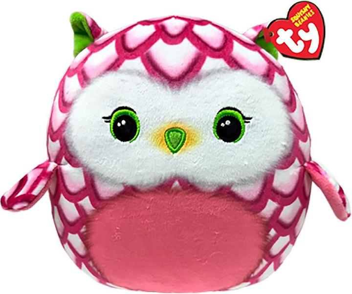 Actual product image Ty TOOTIE OWL SQUISHY BEANIE 10" (23 cm)
