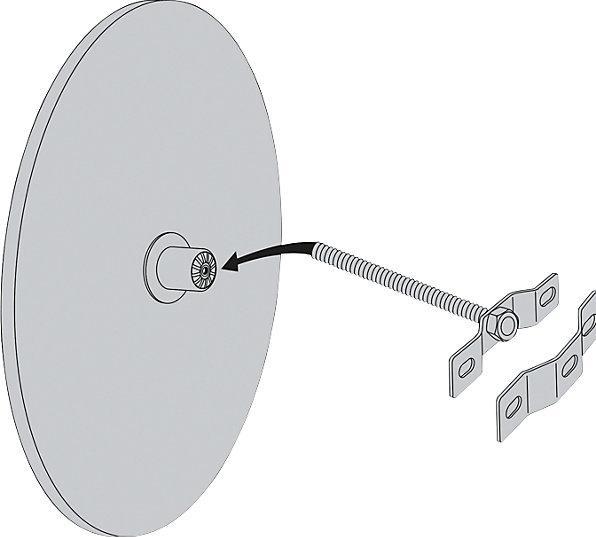 Actual product image Vialux Garage exit mirror (30 x 30 cm)