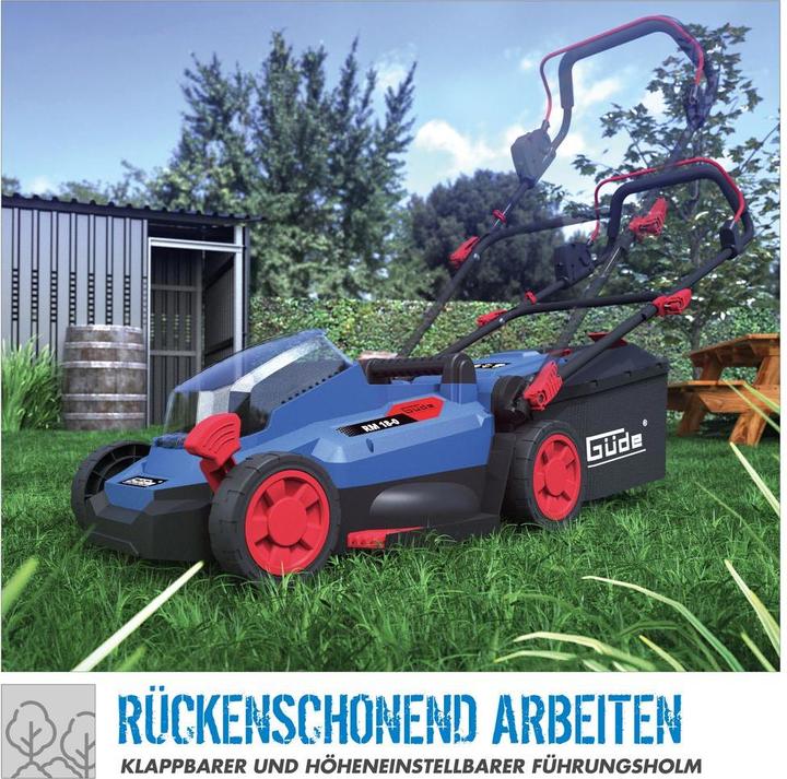 Actual product image Güde Battery Lawn Mower RM 18-401-23 58400 (Rechargeable battery operated)