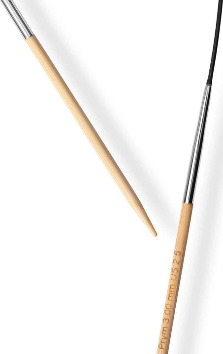 Actual product image Prym Circular knitting needle BAMBOO 3.00 mm, 40 cm