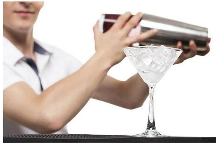 Productafbeelding APS Boston shaker, glas/siliconen (Cocktailshaker)