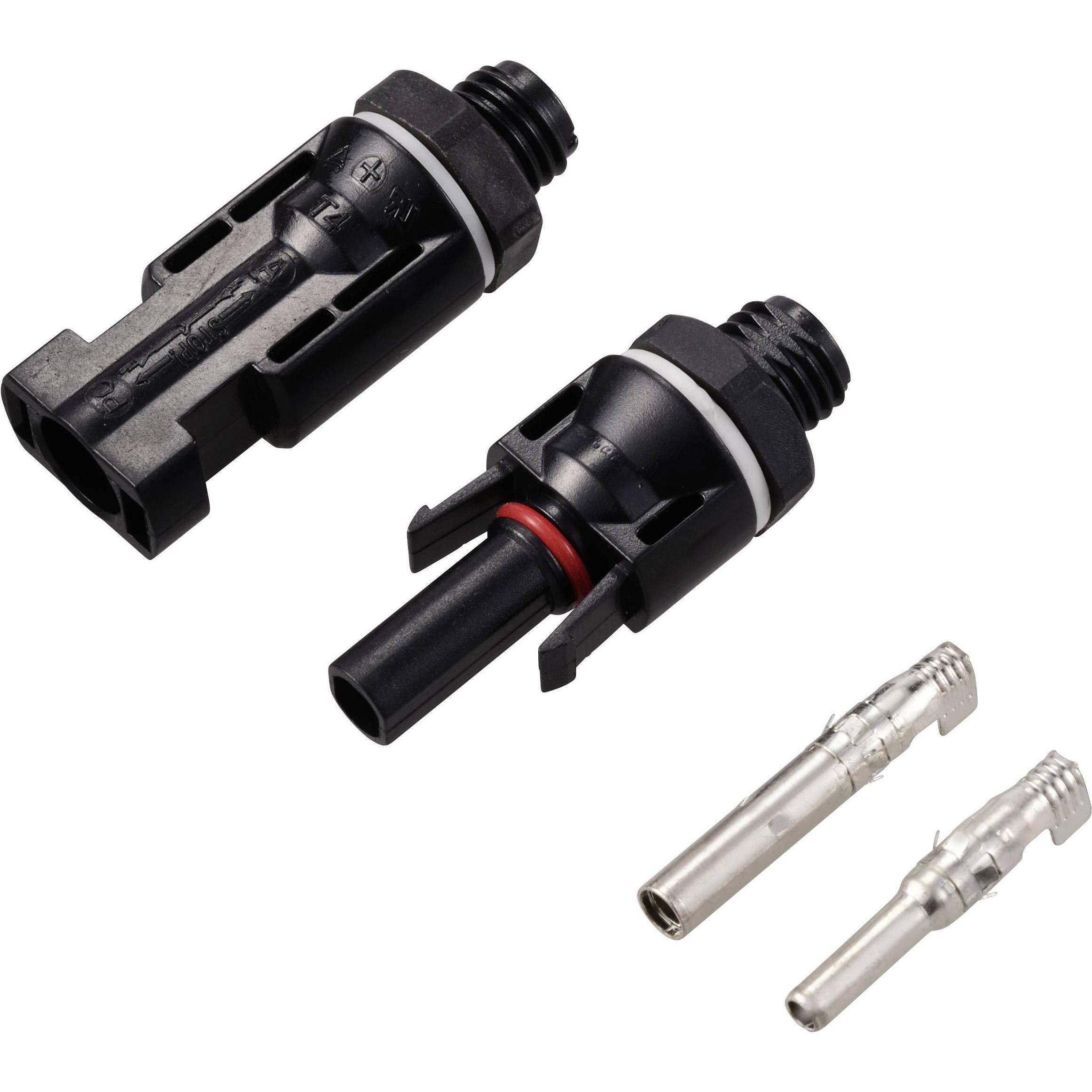 Tru Components, Accessori per energia solare, 1 Paar Solarstecker/Buchse für 4/6 mm Solarkabel TC-12195632 In (Spina solare)