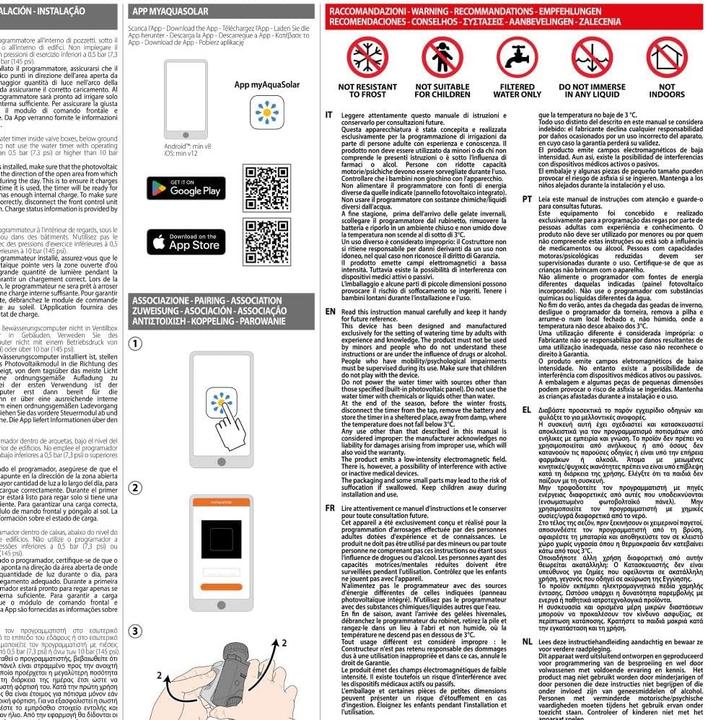 Actual product image Claber Tempo myAquaSolar (Irrigation computer)