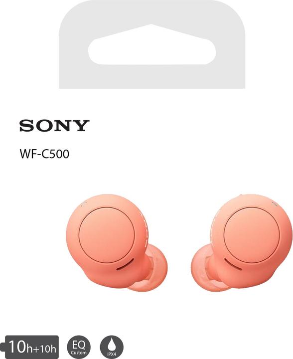 Actual product image Sony WF-C500 (No noise cancellation, 10 h, Wireless)