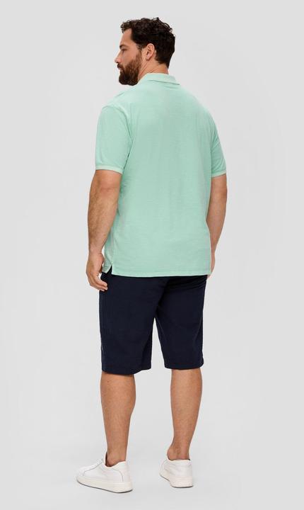 Actual product image S.Oliver Polo-Shirt Poloshirt mit kleinem Logo-Print (XXL)
