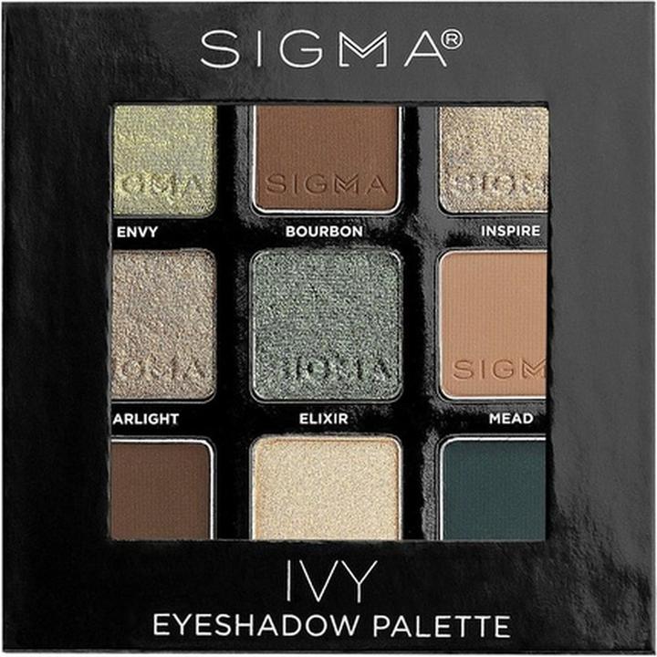 Actual product image Sigma Beauty Eyeshadow Palette Ivy